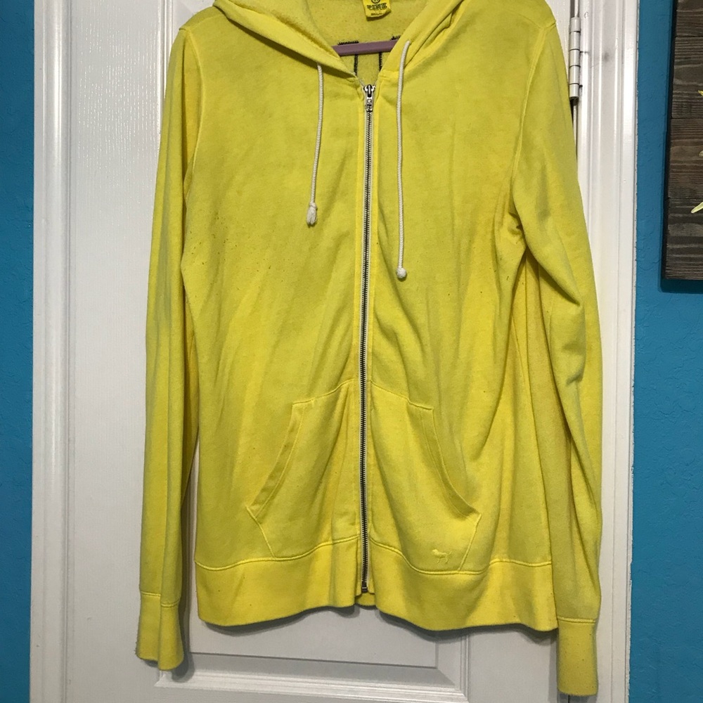 Pink By Victoria’s Secret Large Zip Up Jacket